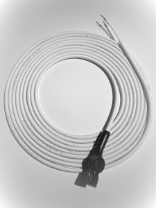 Grzałka odpływu skroplin silikonowa 4+1/80[W] termostat  6°C