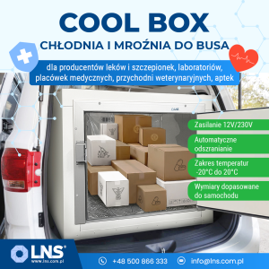 Cool Box chłodniczy dla branży farmaceutycznej