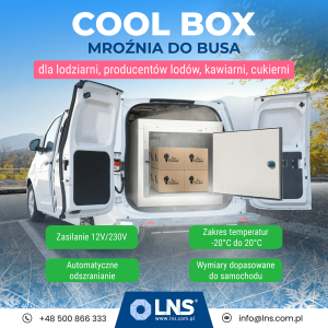 Cool Box chłodniczy dla producentów pralinek