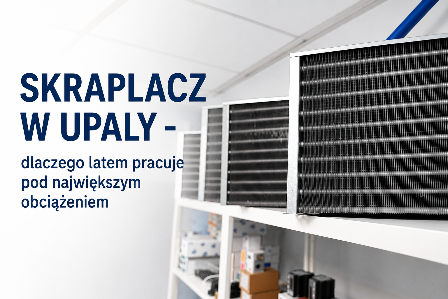 Skraplacz w upały – dlaczego latem pracuje pod największym obciążeniem?